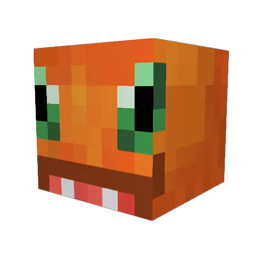 JKaine Minecraft avatar head, 3D render