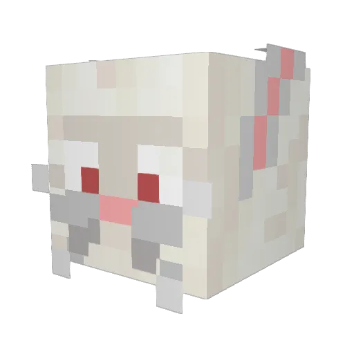 JKalenad Minecraft avatar head, 3D render