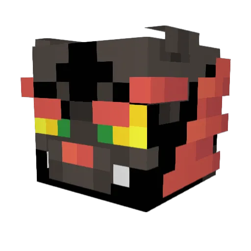 JKame1023 Minecraft avatar head, 3D render
