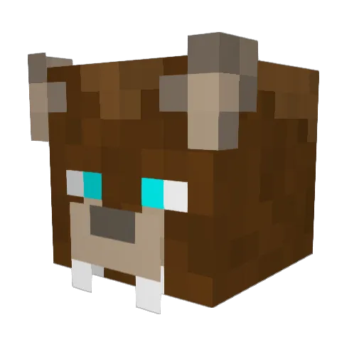 JKatBat Minecraft avatar head, 3D render