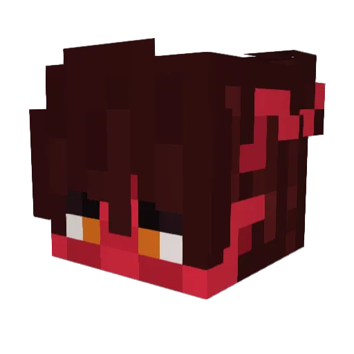 JKerio Minecraft avatar head, 3D render