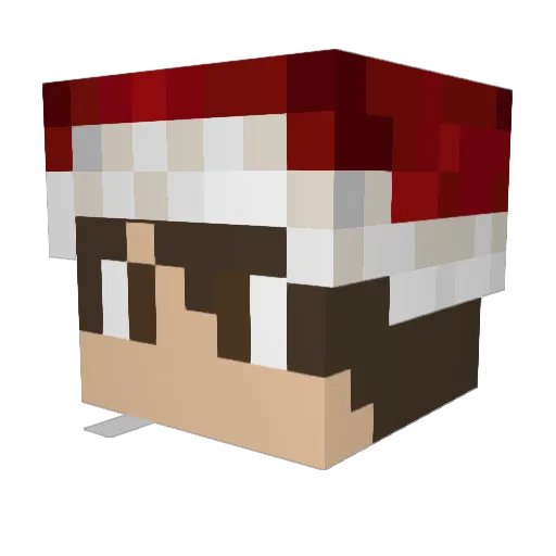 JKeys81 Minecraft avatar head, 3D render