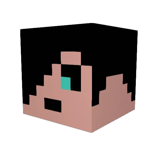 JKiller02 Minecraft avatar head, 3D render
