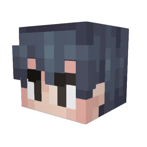 JKing108 Minecraft avatar head, 3D render