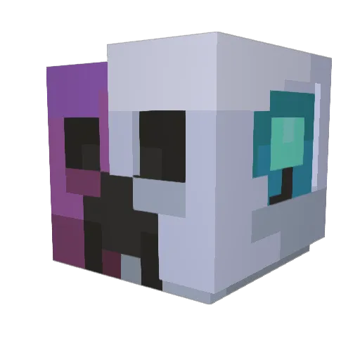 JKmanu Minecraft avatar head, 3D render