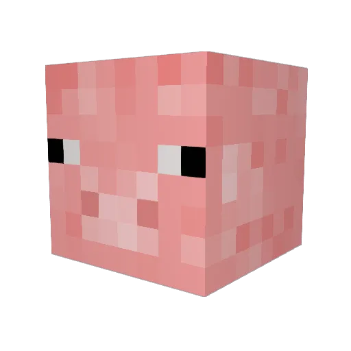 JKristianDK Minecraft avatar head, 3D render
