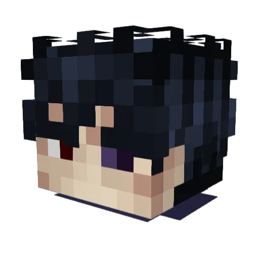 JKuri_5 Minecraft avatar head, 3D render