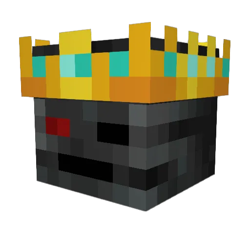 JLBLITZ Minecraft avatar head, 3D render