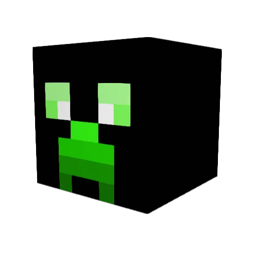 JLK2007 Minecraft avatar head, 3D render