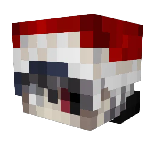 JLKaihz Minecraft avatar head, 3D render