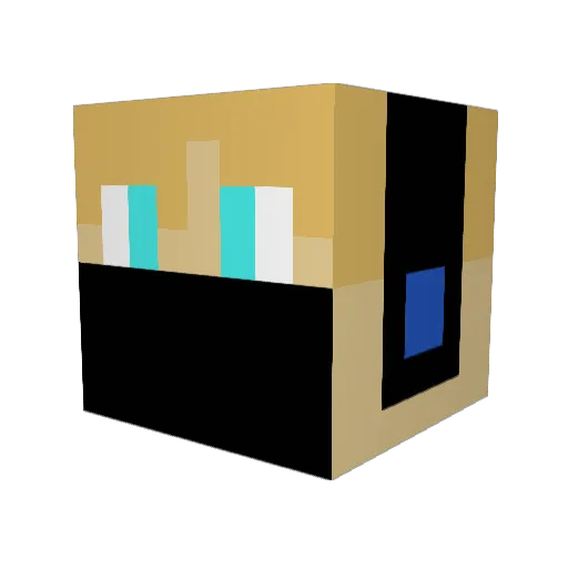 JLTSPro Minecraft avatar head, 3D render