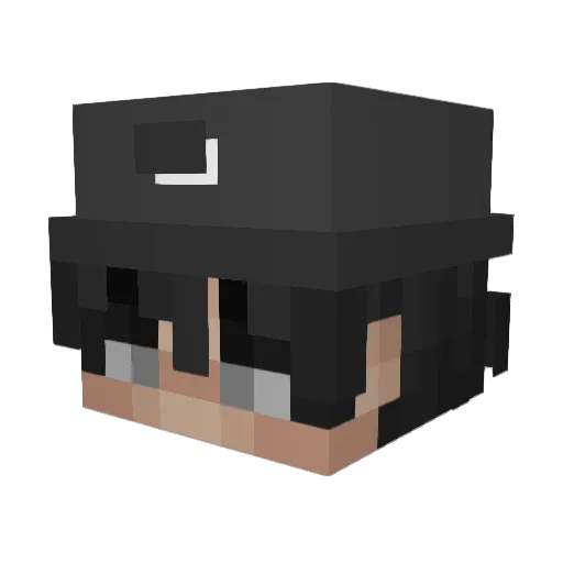 JL_alva Minecraft avatar head, 3D render