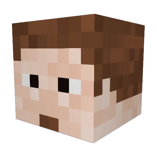JLee731 Minecraft avatar head, 3D render