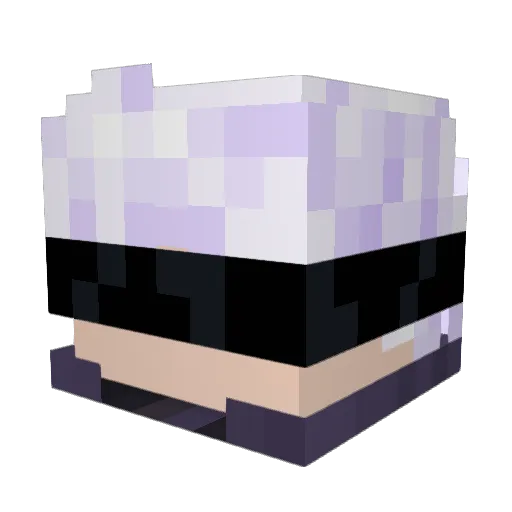 JLlama Minecraft avatar head, 3D render