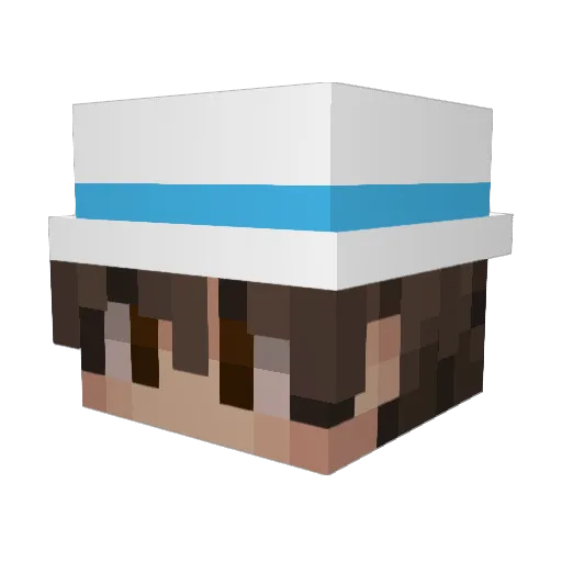 JLocal_ Minecraft avatar head, 3D render