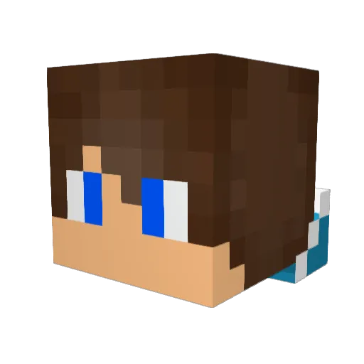 JLoz22 Minecraft avatar head, 3D render