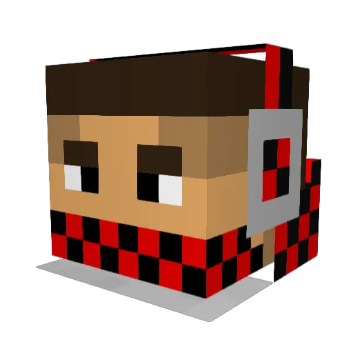 JMBlanco Minecraft avatar head, 3D render