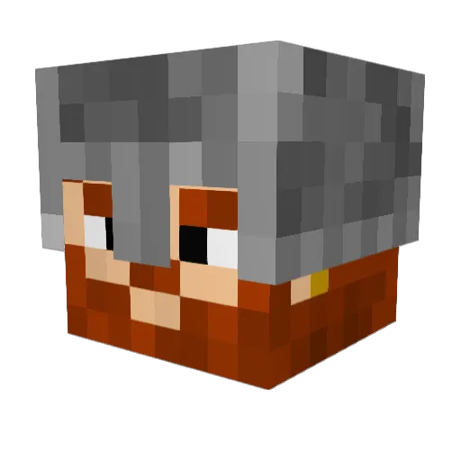 JMDread Minecraft avatar head, 3D render