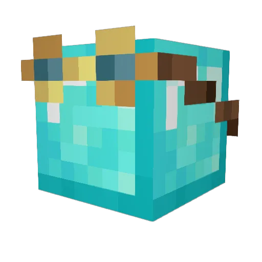 JME3RLJ Minecraft avatar head, 3D render