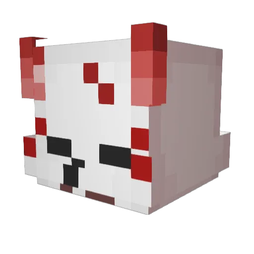 JMEUM0603 Minecraft avatar head, 3D render