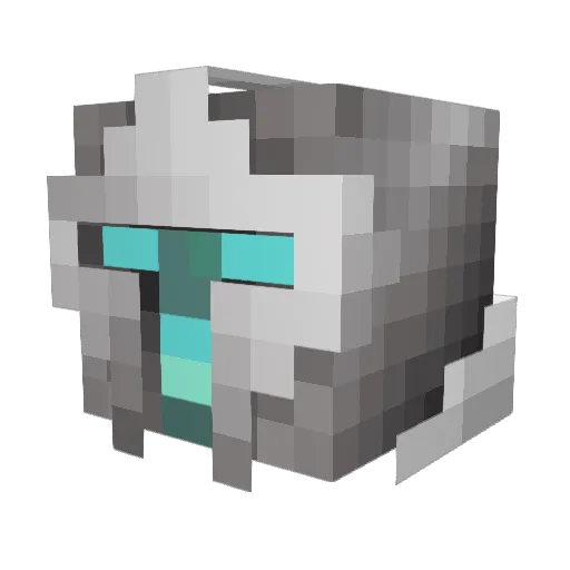 JMLMinecraft3 Minecraft avatar head, 3D render