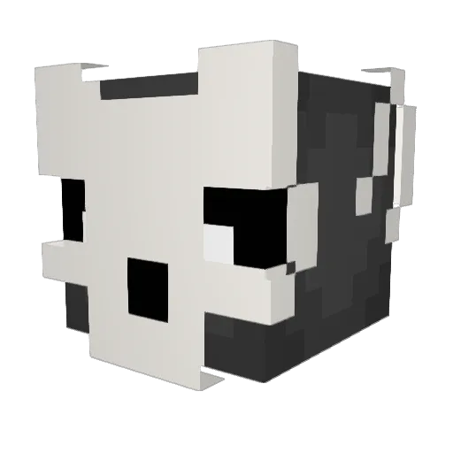 JMYTOFFICIAL Minecraft avatar head, 3D render