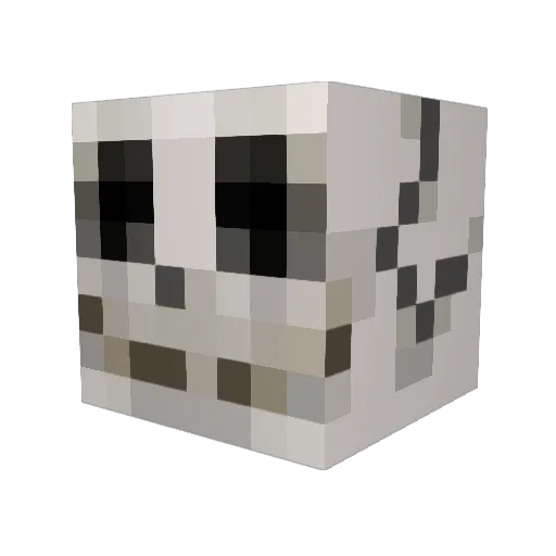 JM_Designer Minecraft avatar head, 3D render