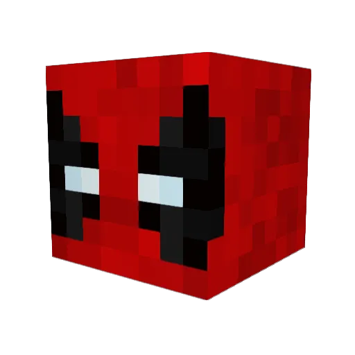 JM_Fighter Minecraft avatar head, 3D render