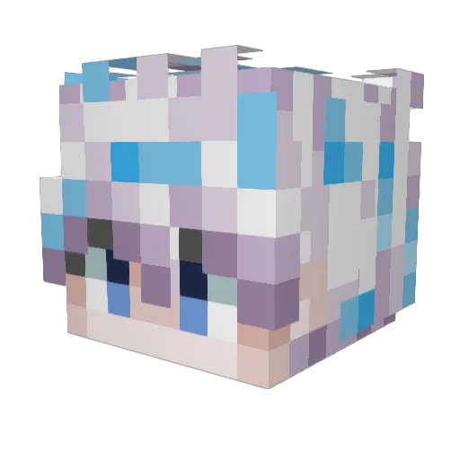 JMaster1561 Minecraft avatar head, 3D render