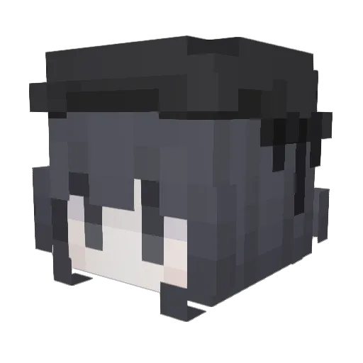 JMcAIM Minecraft avatar head, 3D render