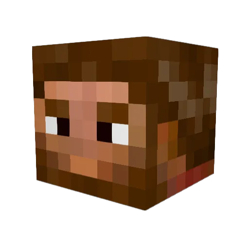 JMccluskey Minecraft avatar head, 3D render