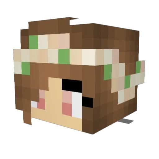 JMemory Minecraft avatar head, 3D render