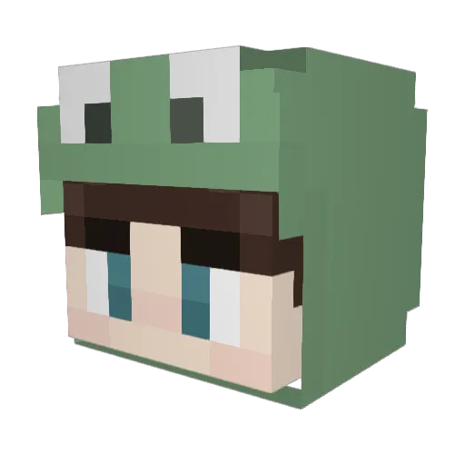 JMenta277 Minecraft avatar head, 3D render