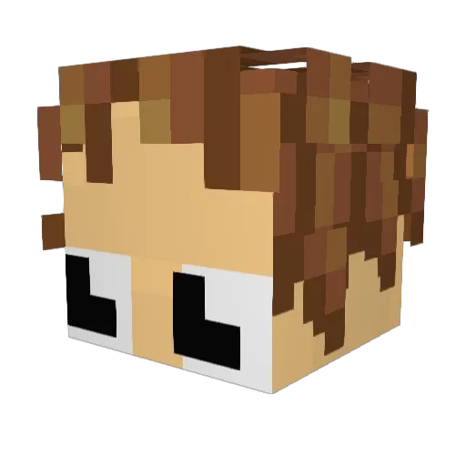 JMidas Minecraft avatar head, 3D render