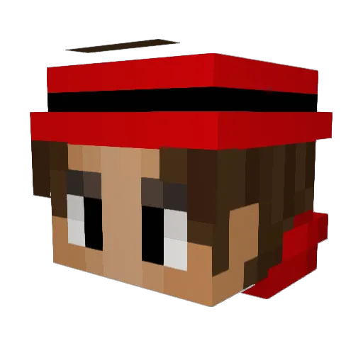 JMinerz Minecraft avatar head, 3D render