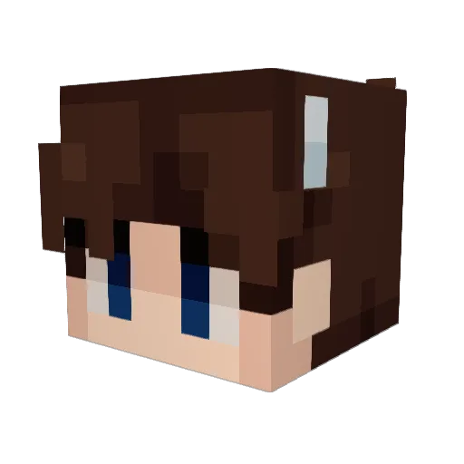 JMontMNL Minecraft avatar head, 3D render