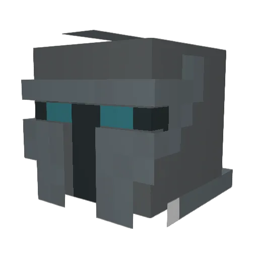 JNGNurS Minecraft avatar head, 3D render
