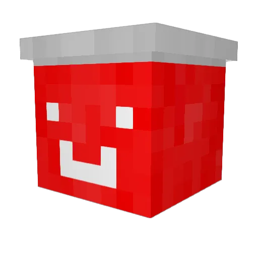 JNK10 Minecraft avatar head, 3D render