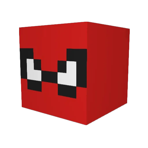 JNSNORT Minecraft avatar head, 3D render