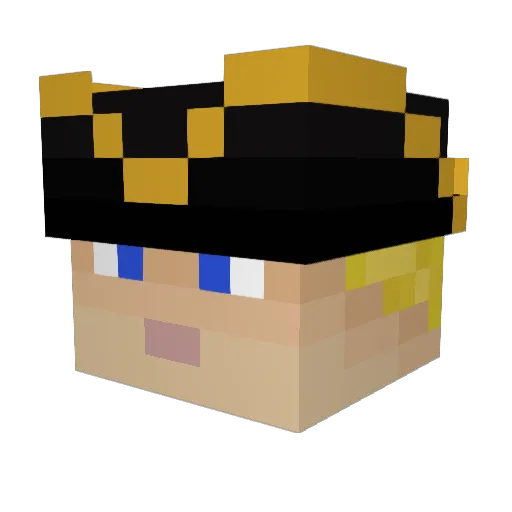 JNTNboi Minecraft avatar head, 3D render
