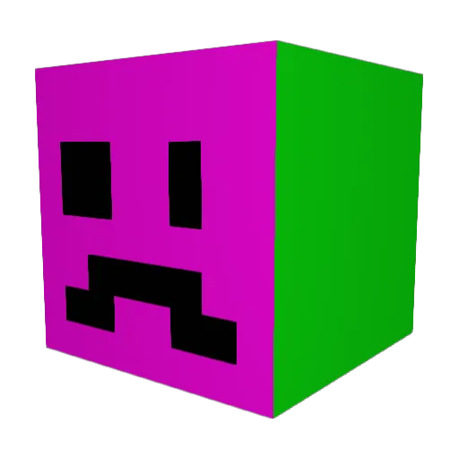 JO4CO2010 Minecraft avatar head, 3D render