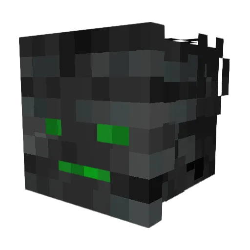 JOANAsilva Minecraft avatar head, 3D render
