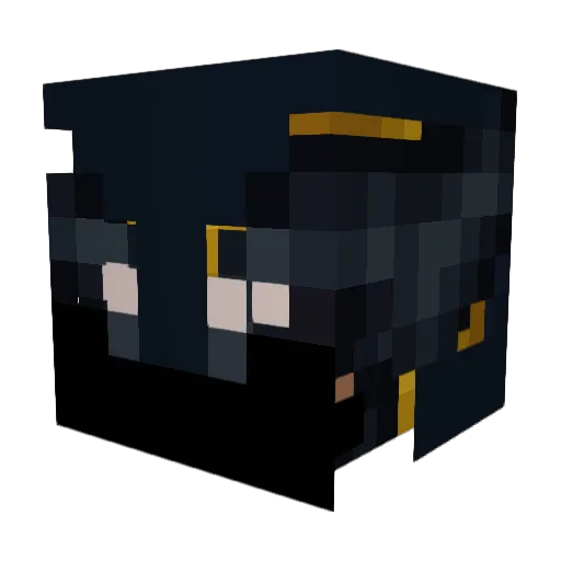 JOBBER19 Minecraft avatar head, 3D render