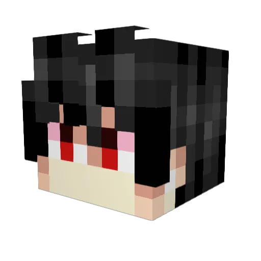JOEK_8 Minecraft avatar head, 3D render