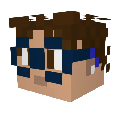 JOELSUPERGIANO Minecraft avatar head, 3D render