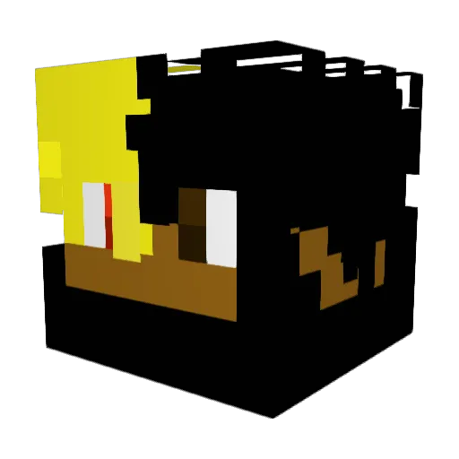 JOEY3k Minecraft avatar head, 3D render