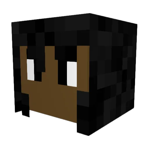 JOIKIES Minecraft avatar head, 3D render
