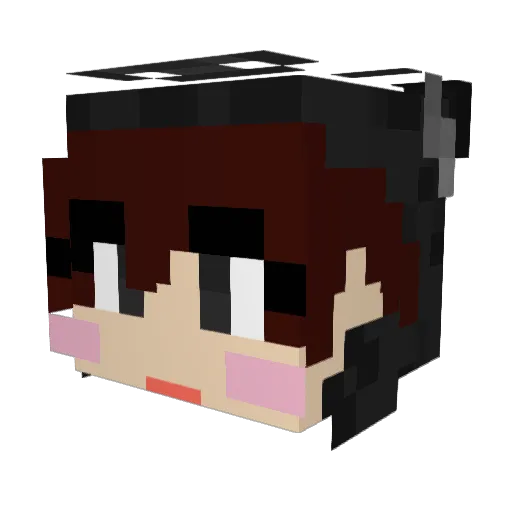 JOINSSUI Minecraft avatar head, 3D render