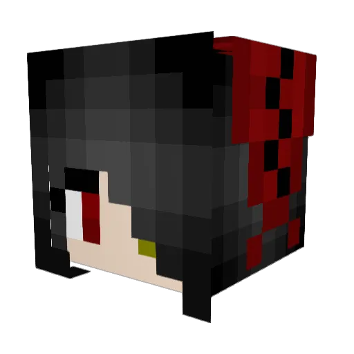JOJODONTLIKEYOU Minecraft avatar head, 3D render