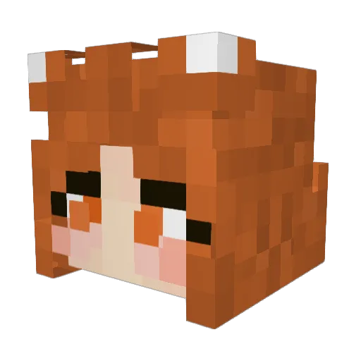 JOJOmoloch Minecraft avatar head, 3D render
